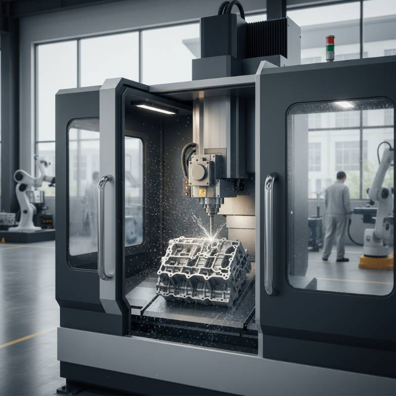 Automotive CNC milling machine