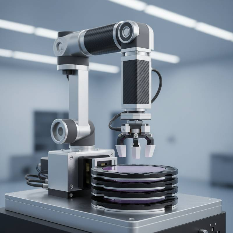 Silicon carbide semiconductor wafer handler component