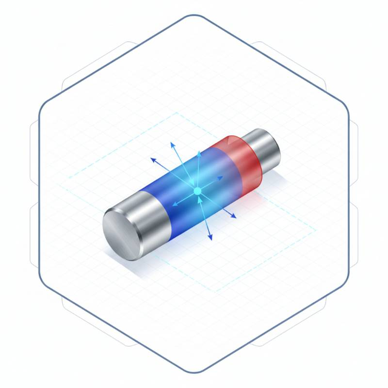 Technical diagram showing stress analysis on a custom CNC turned pin