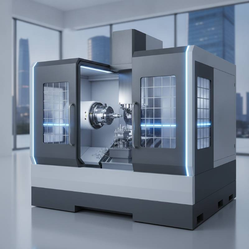 High tech multi-axis Swiss CNC turning machine