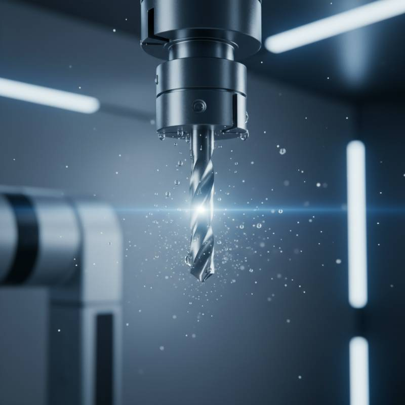 Macro photography of micro-drill bit