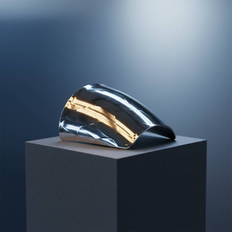 Mirror polished metal part