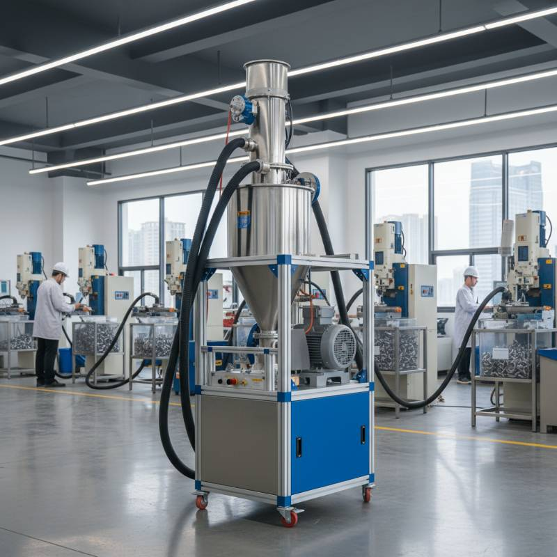 Industrial magnesium chip vacuum system
