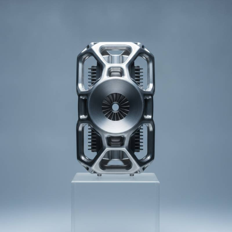 Complex aerospace machined part
