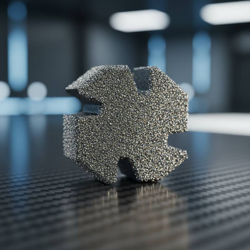 Macro photo of a diamond coated milling insert