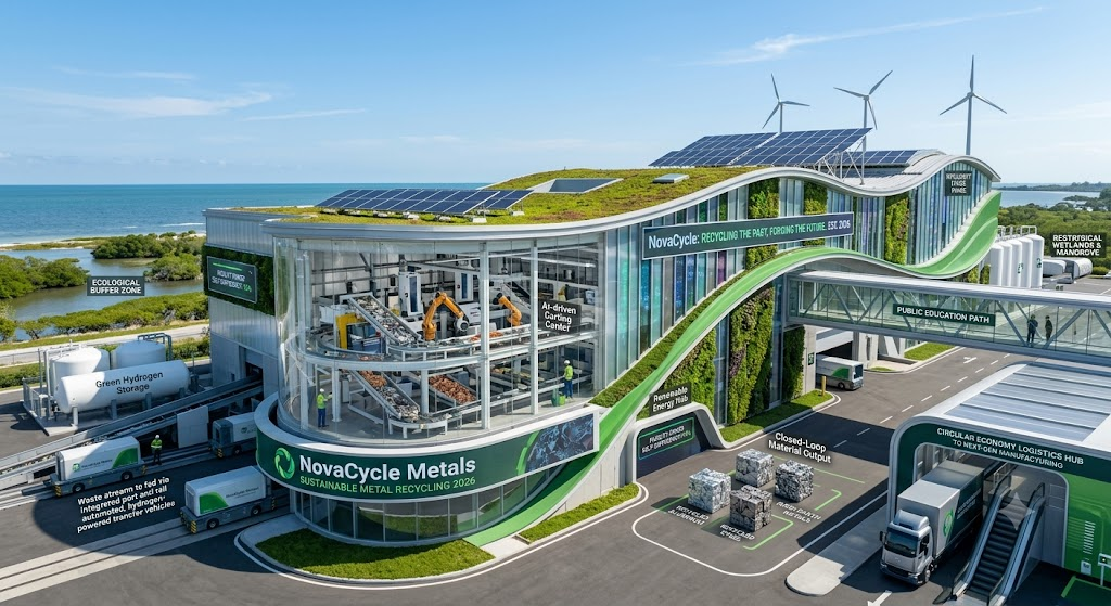 Metal recycling facility sustainable 2026
