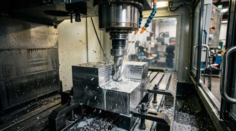 CNC milling tool cutting internal corner
