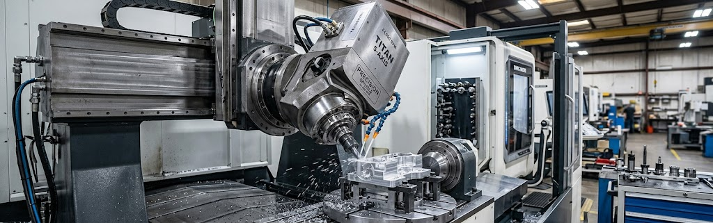 5-axis CNC milling head