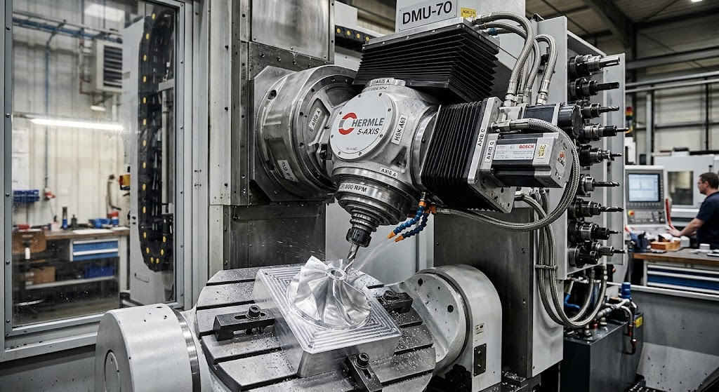 5-axis CNC machine head