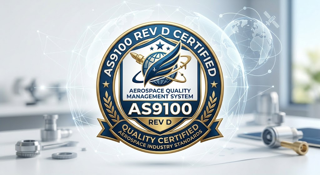 AS9100 certification badge