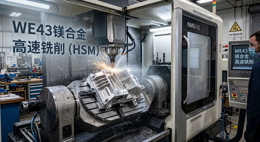 High speed milling of WE43 magnesium