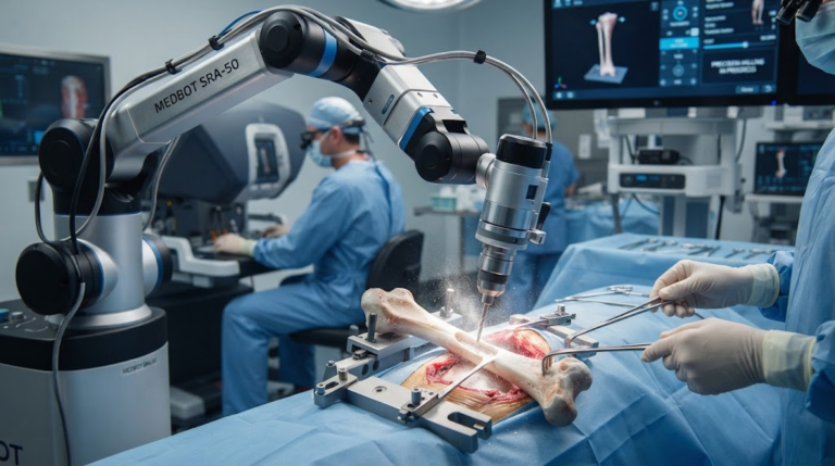 urgical robot arm precision milling
