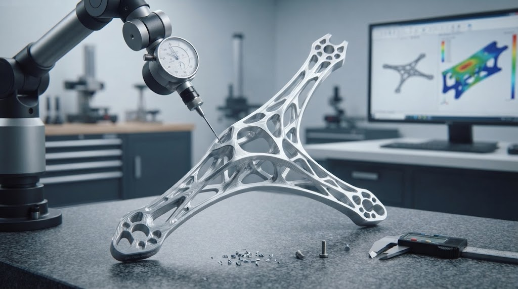 Thin walled aluminum drone arm