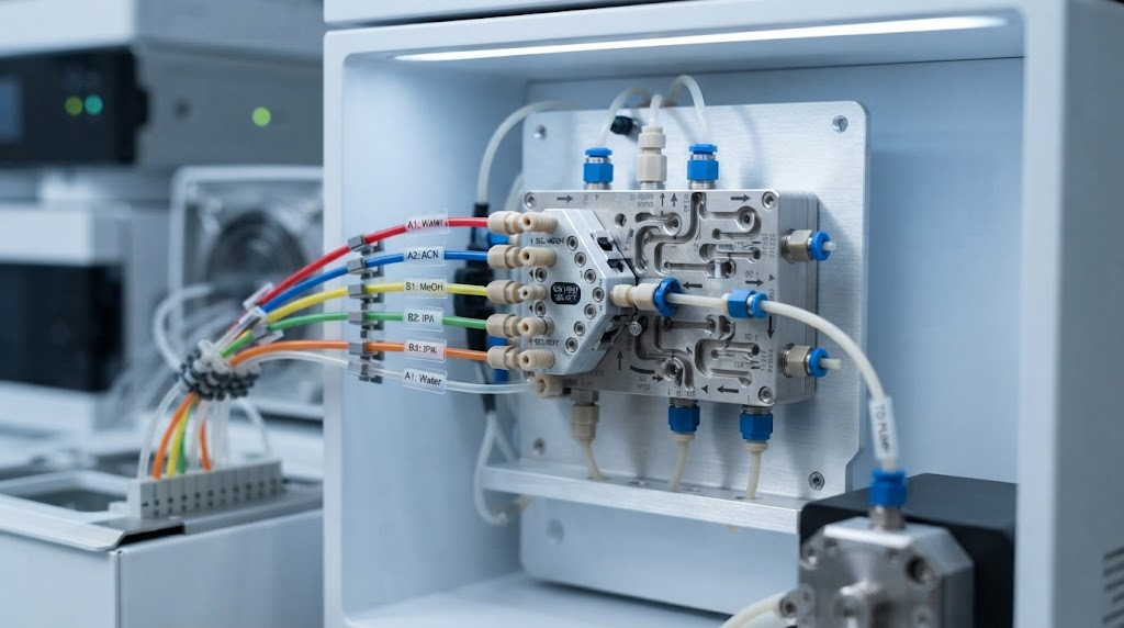 HPLC Manifold detail