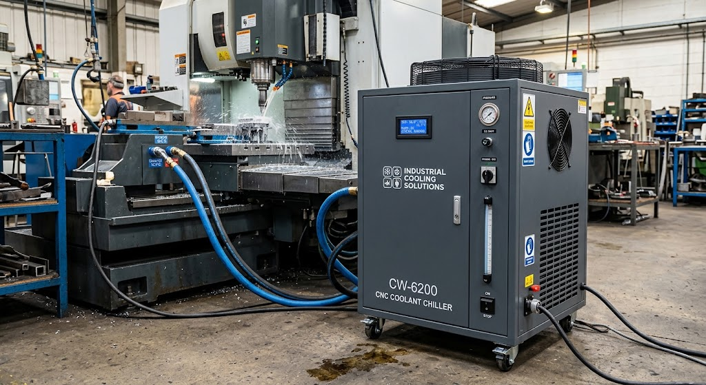 Industrial CNC coolant chiller unit
